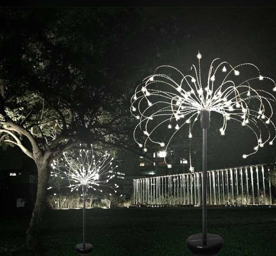 LAMPA SOLARNA LED drzewko , dmuchawiec , fajerwerki