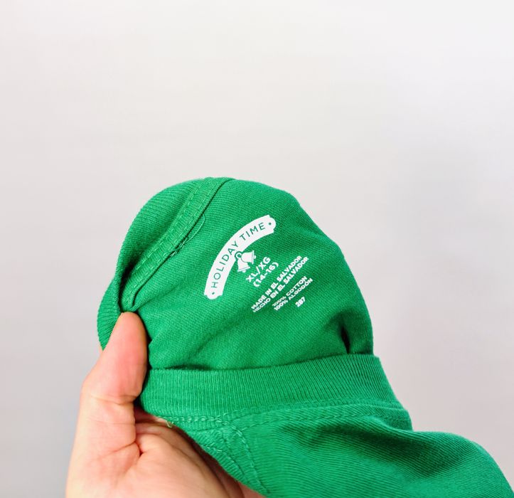 Zielony t-shirt świąteczny z napisem XL 42