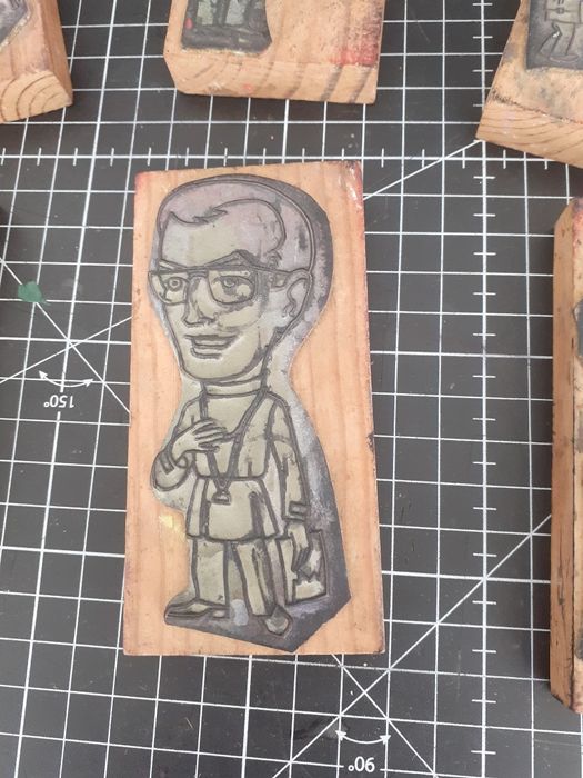 Carimbos Vintage profissões 10x5cm