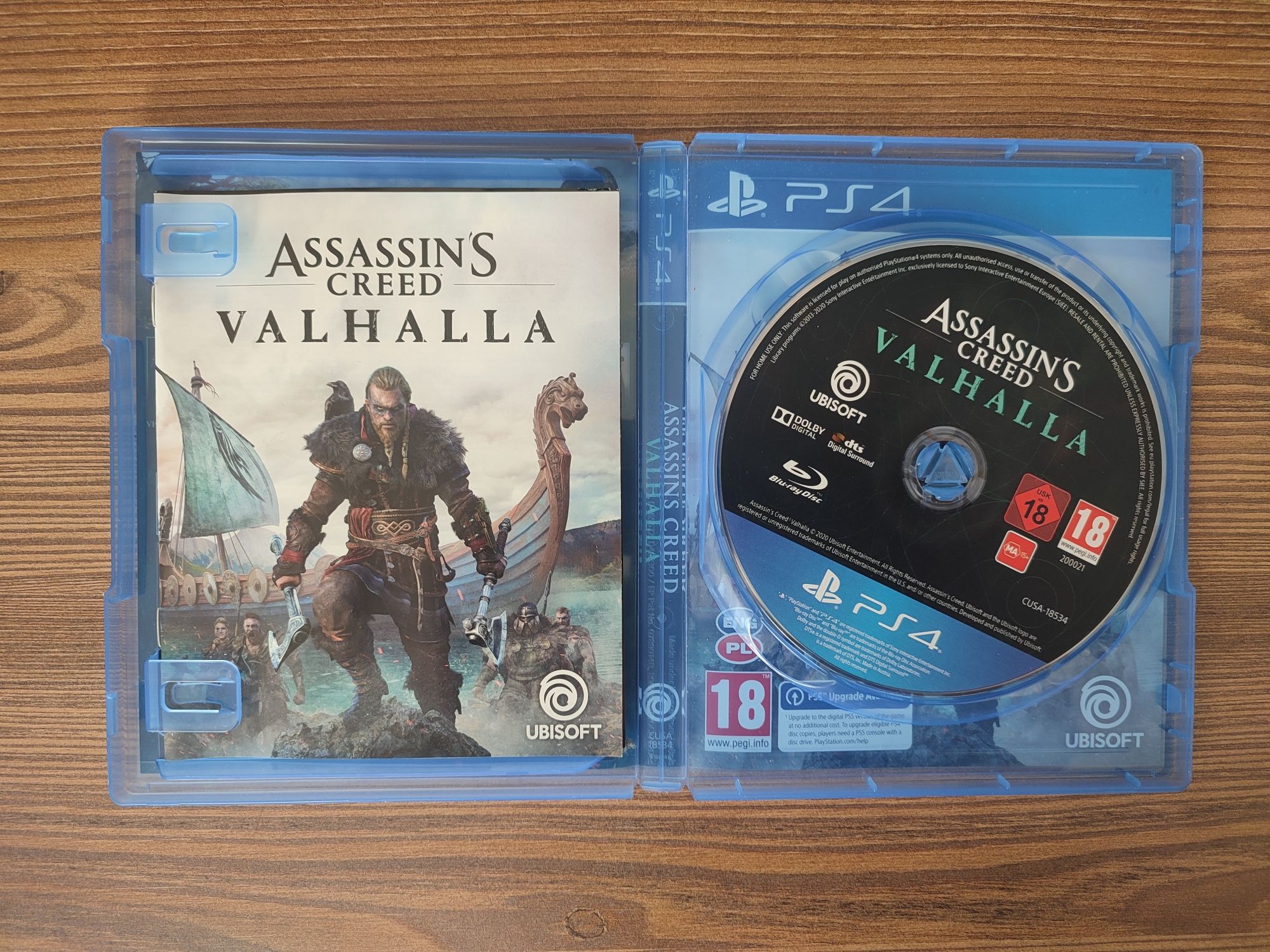 Assassin's Creed Valhalla + Deus Ex Mankind Divided PL PS4