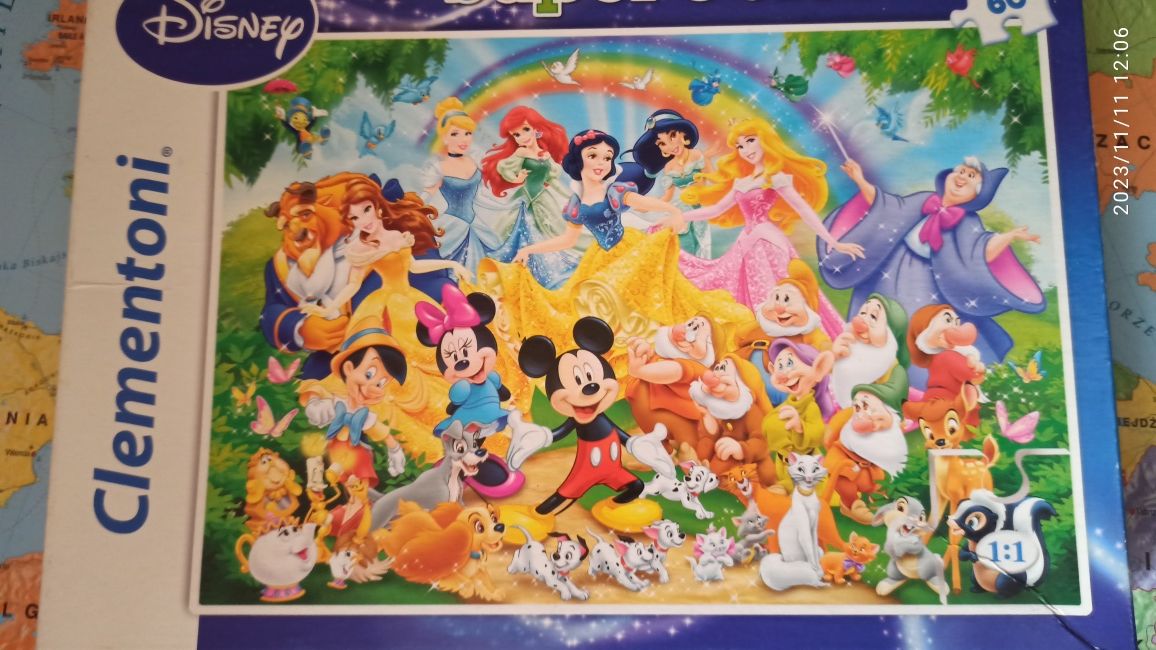 Puzzle Disney 60szt 33,5x23, 5