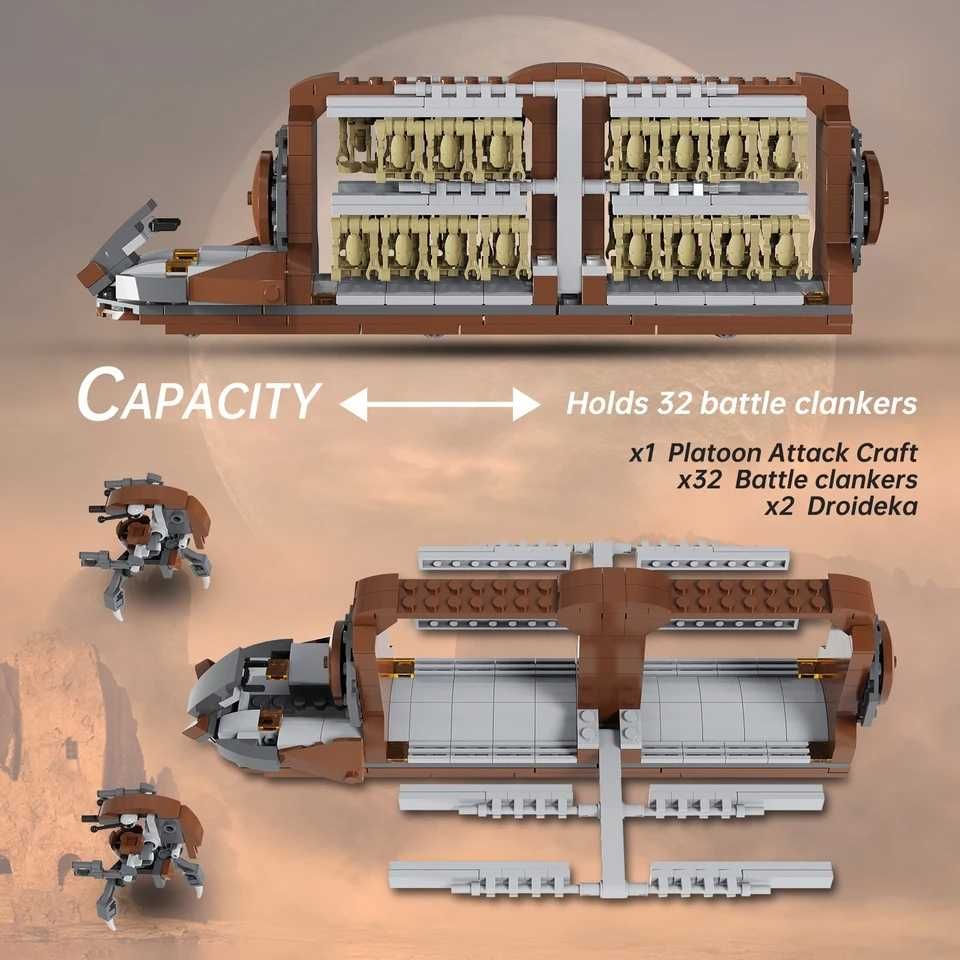 СТАР ВАРС Транспорт ДРОИДОВ Дройдека Авианосец Торговой Федерации MOC