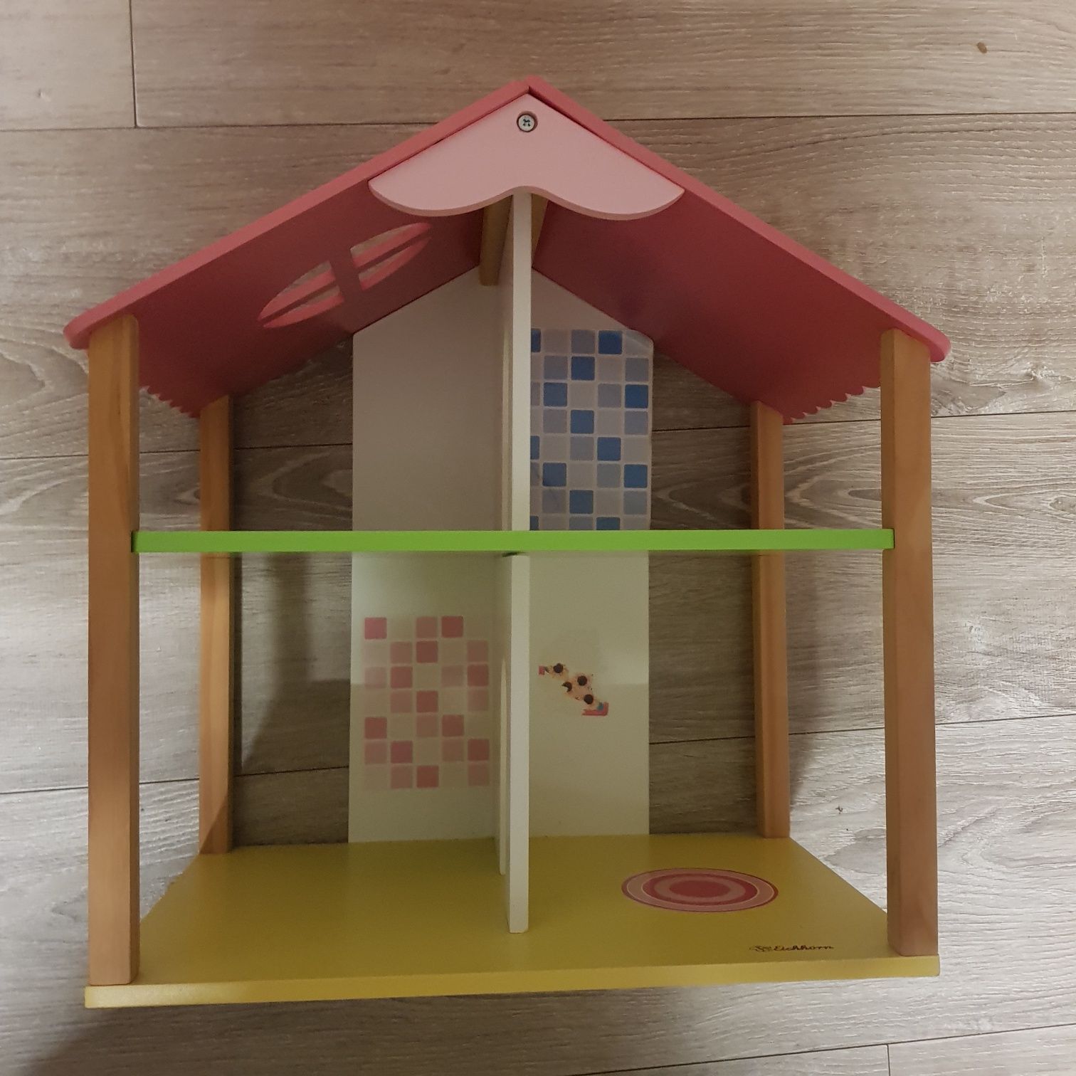 Drewniany domek dla lalek +gratis
