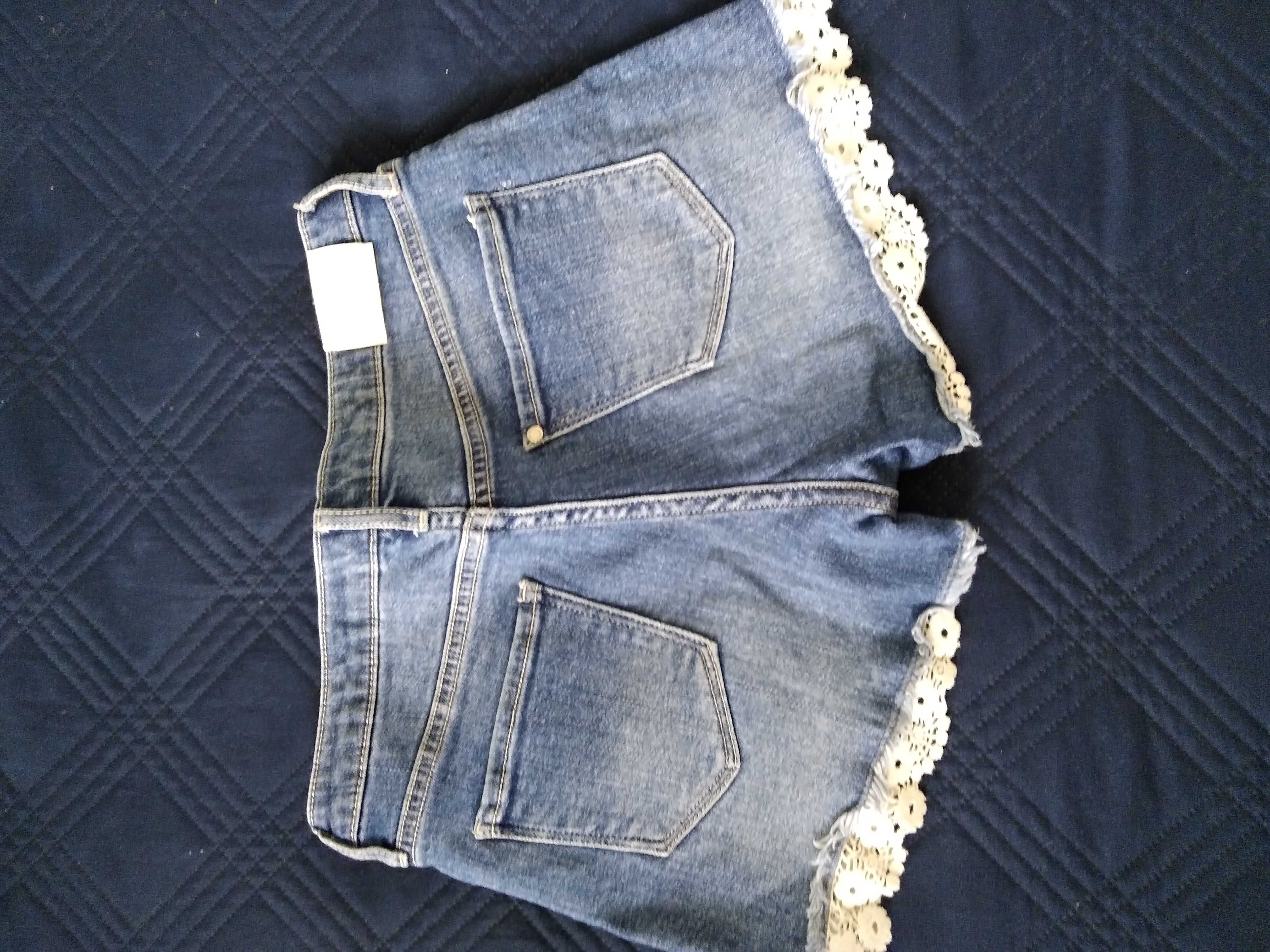 Spodenki jeansowe rozmiar 158 H&M