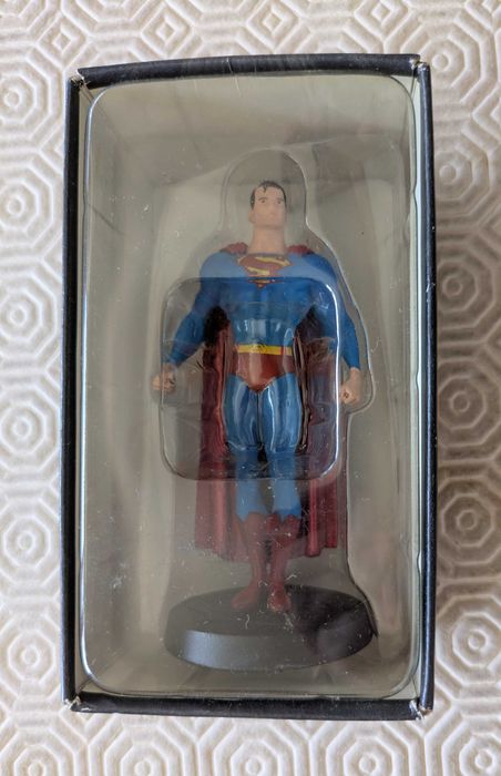 Super Homem - figura de chumbo na caixa original