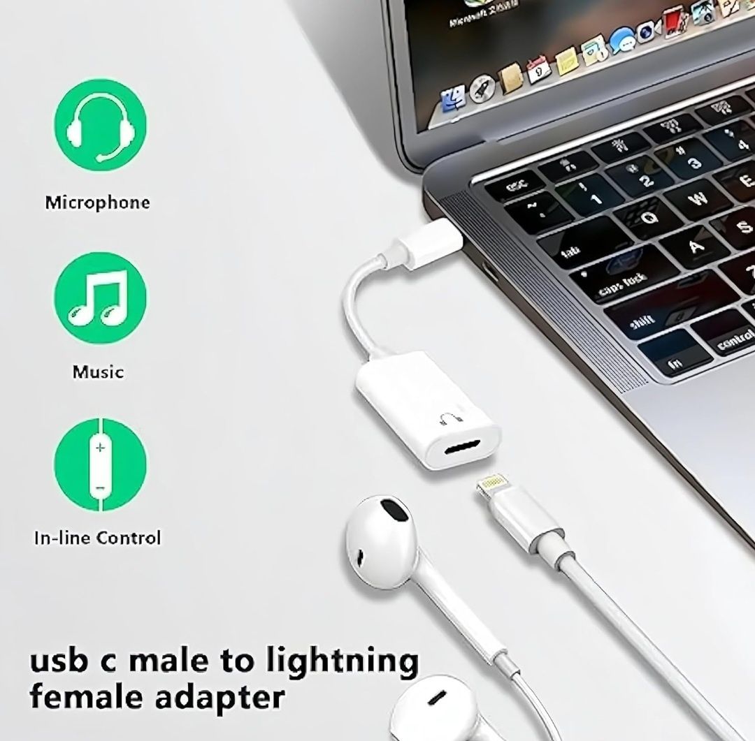 Adapter audio Critin USB-C na Jack do iPhone'a