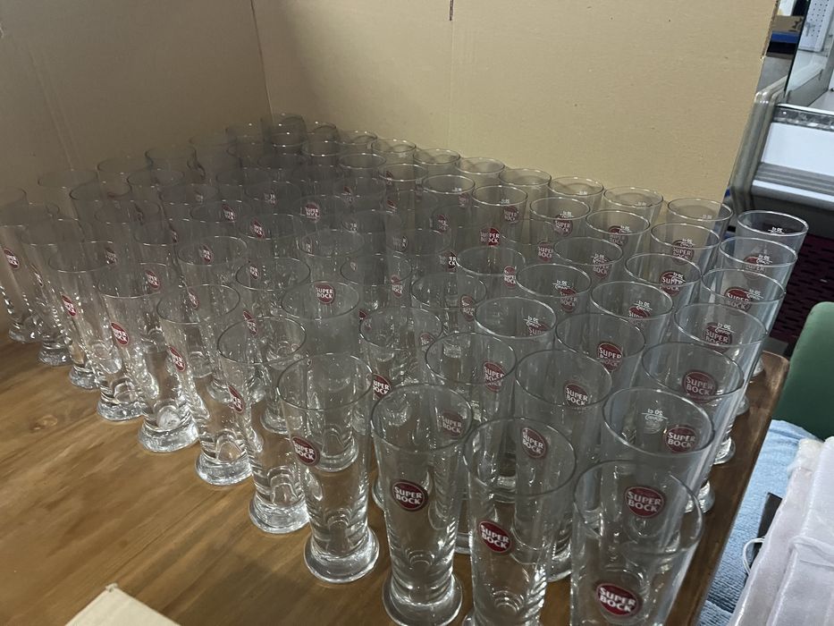 Copos de fino Super Bock 20cl conjunto de 70 unidades