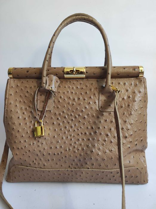 - Skórzana torebka, shopperka