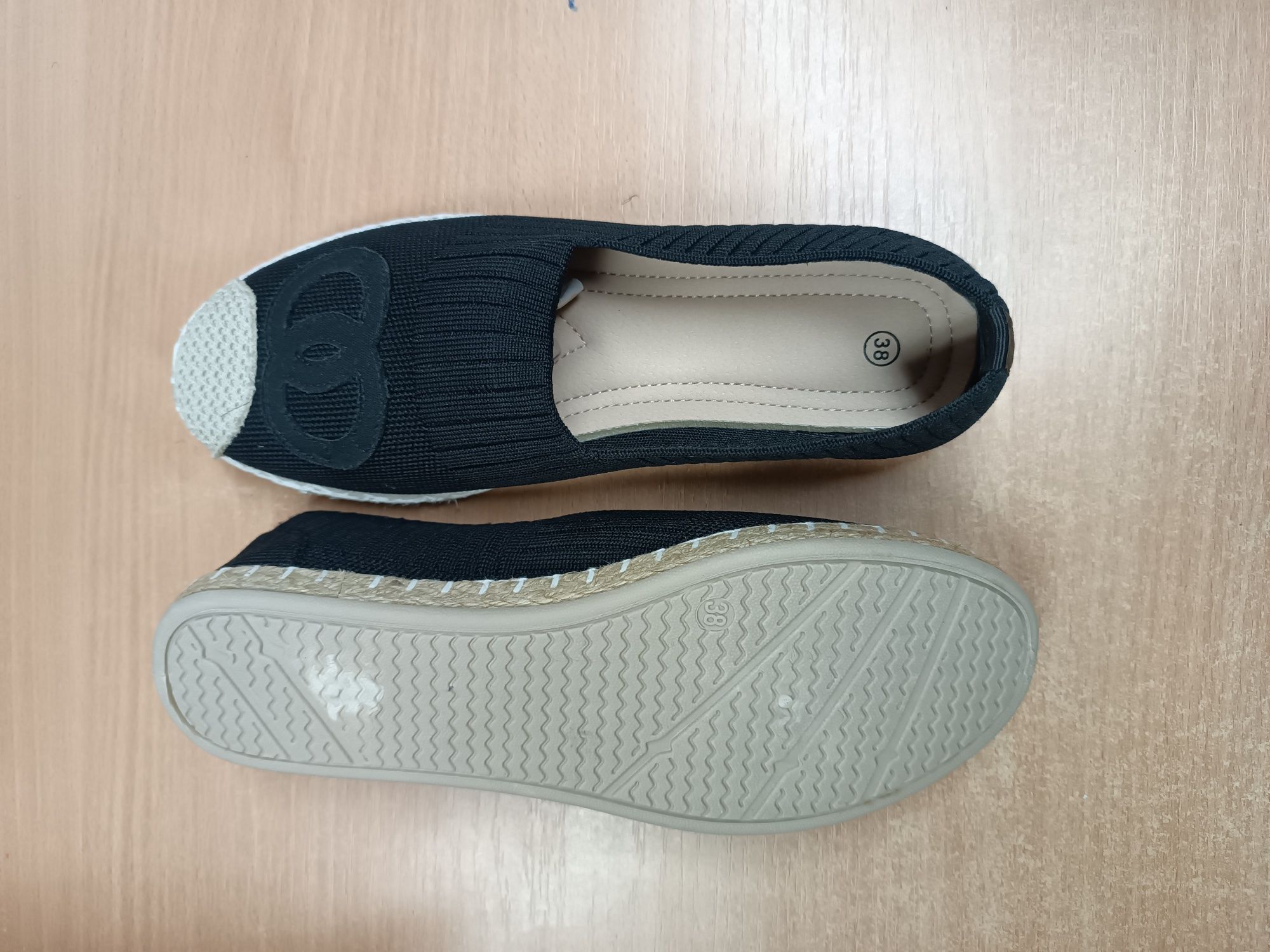 Espadryle 38 nowe czarne