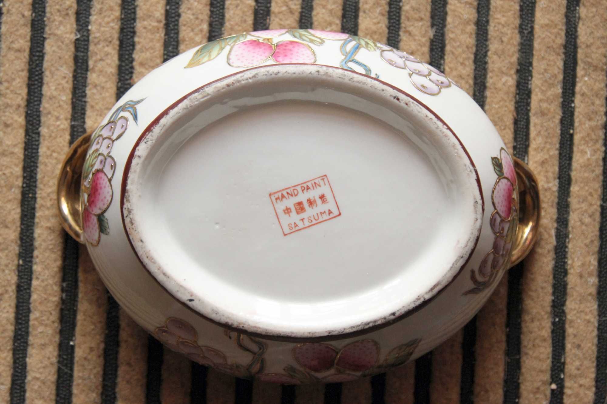 Terrina + Travessa em cerâmica japonesa Satsuma