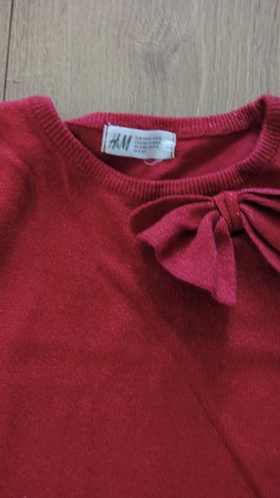 H&M sukienka swiateczna z błyskiem super stan