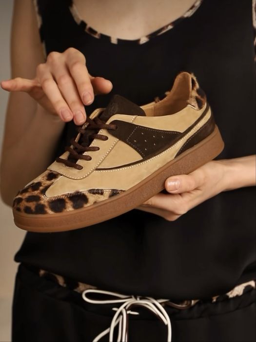 Леопардові кеди/кросівки українського бренду OMG Shoes