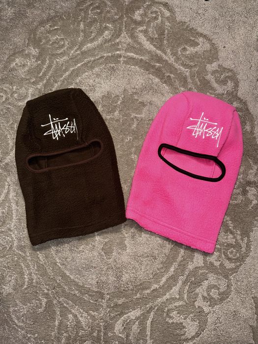 Балаклава stussy тедди плюшевая балаклава стуси стусі Stussy шапка