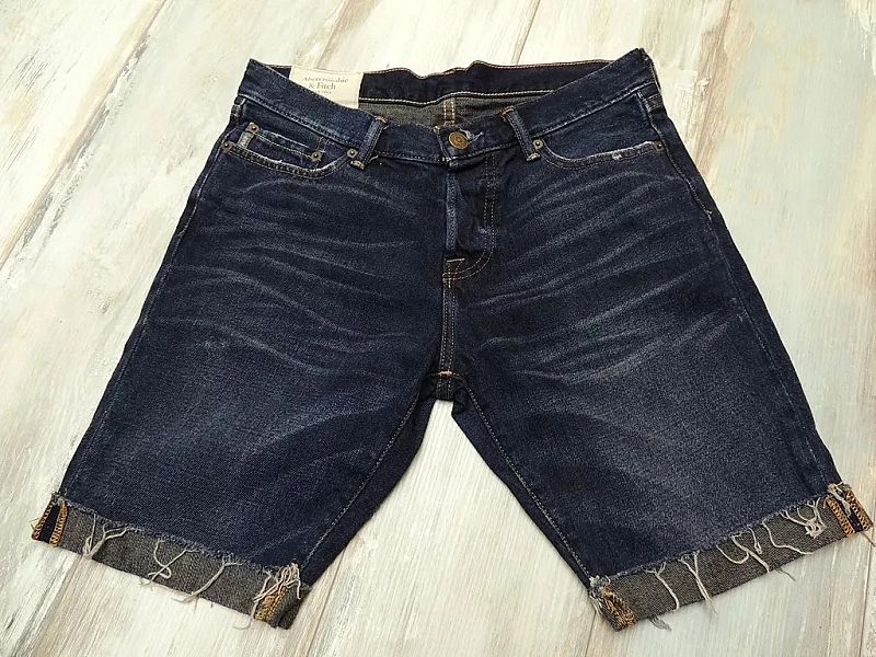 Abercrombie And Fitch Jeans Shorts Man Nowy Model spodenki dżinsowe