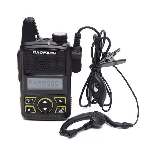 Рація Baofeng BF-T1 Mini 20 каналів LPD, PMR. FM радіо, ліхтарик