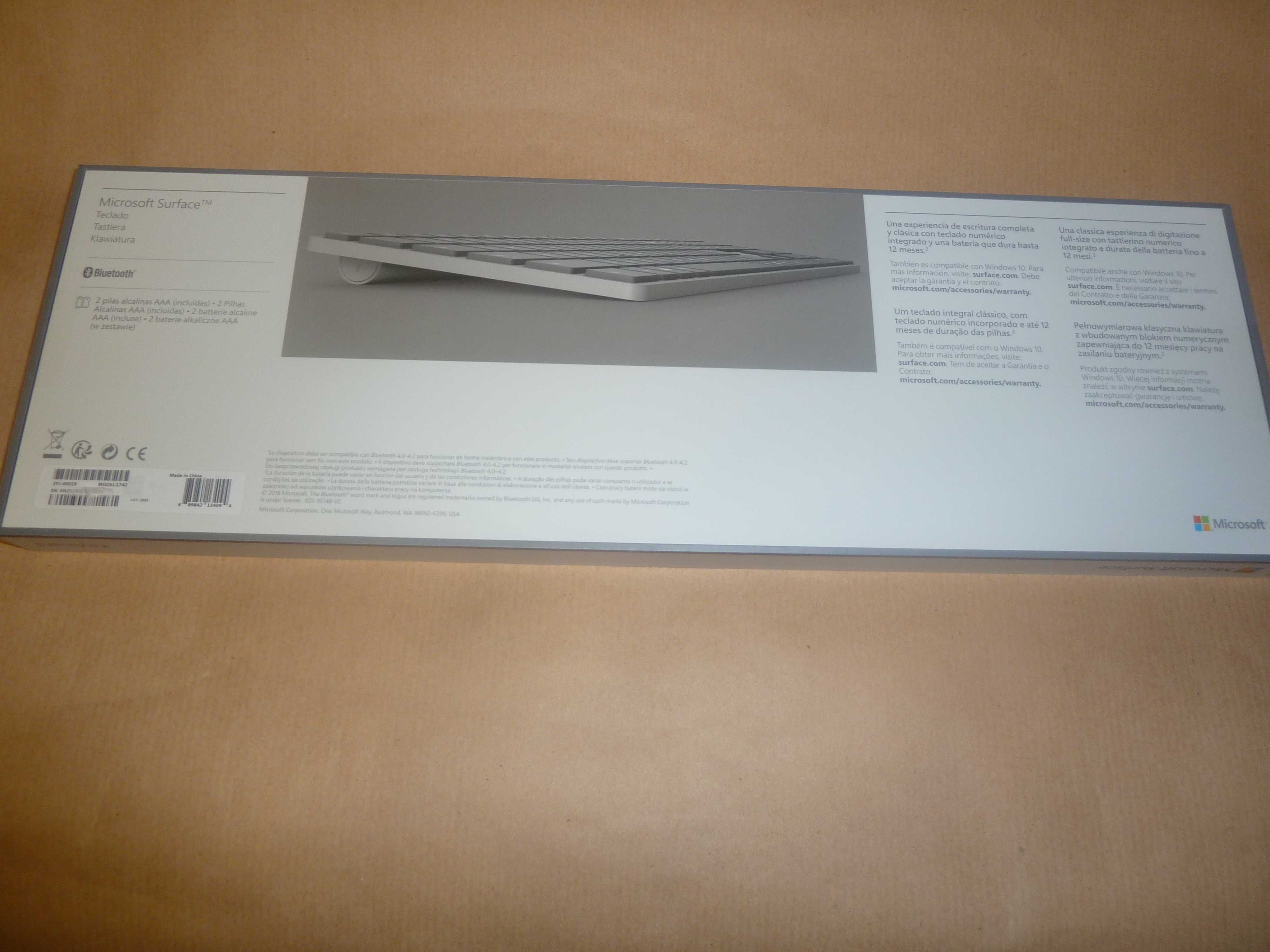 Klawiatura Microsoft Surface (membranowa) 3YJ-00019
