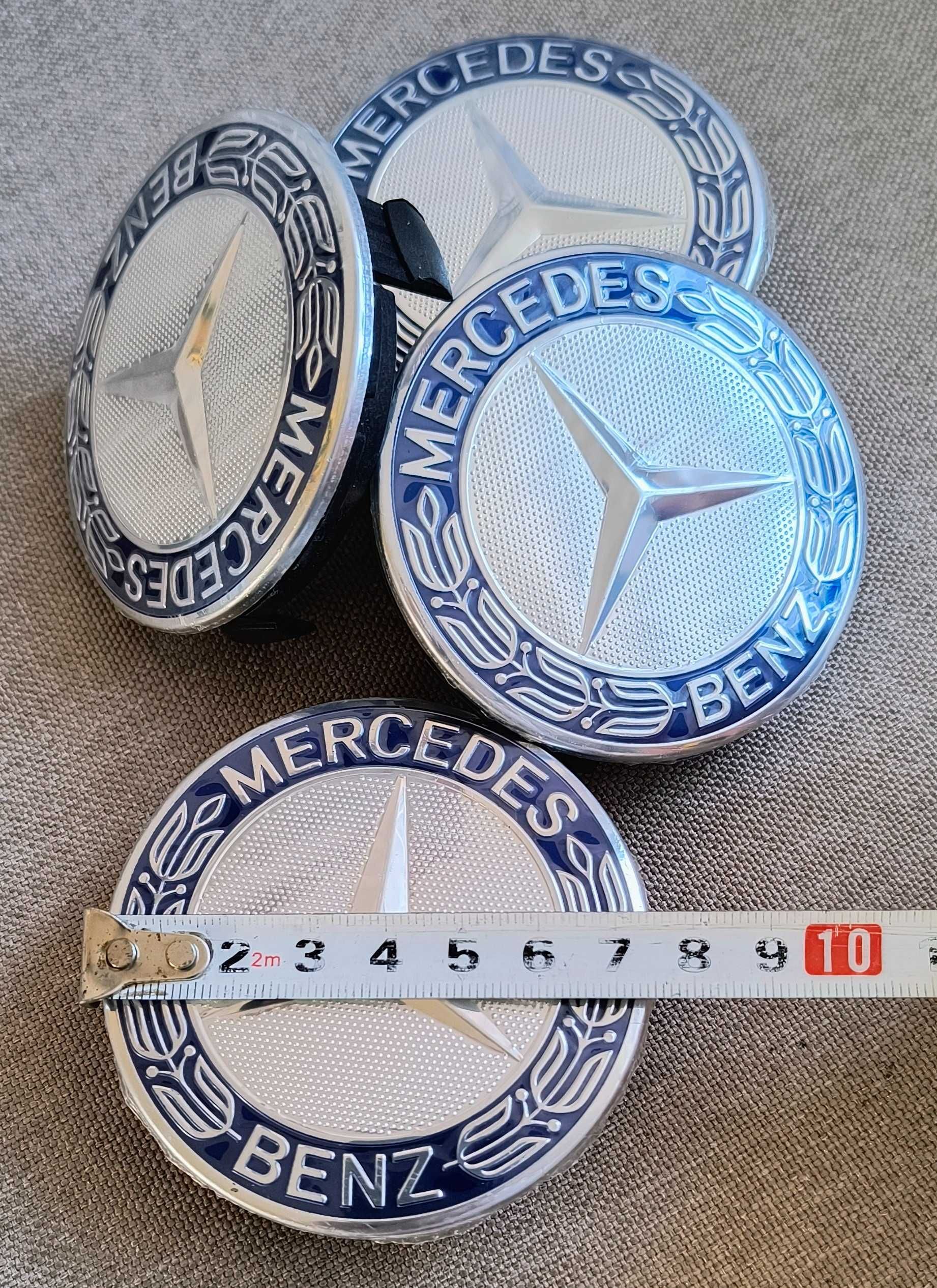 Dekielki zaślepki do alufelg mercedes kołpaki kołpaczki nowe