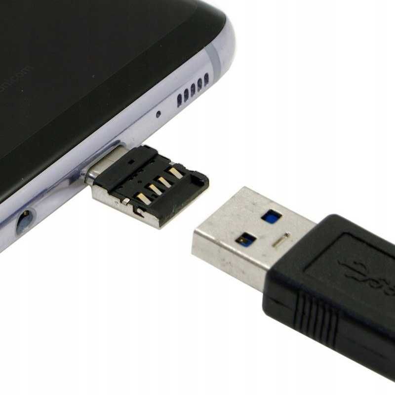 Adapter NANO OTG HOST USB do USB-C Typ C ** Video-Play Wejherowo