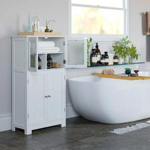 Szafka biała (łazienka/salon)