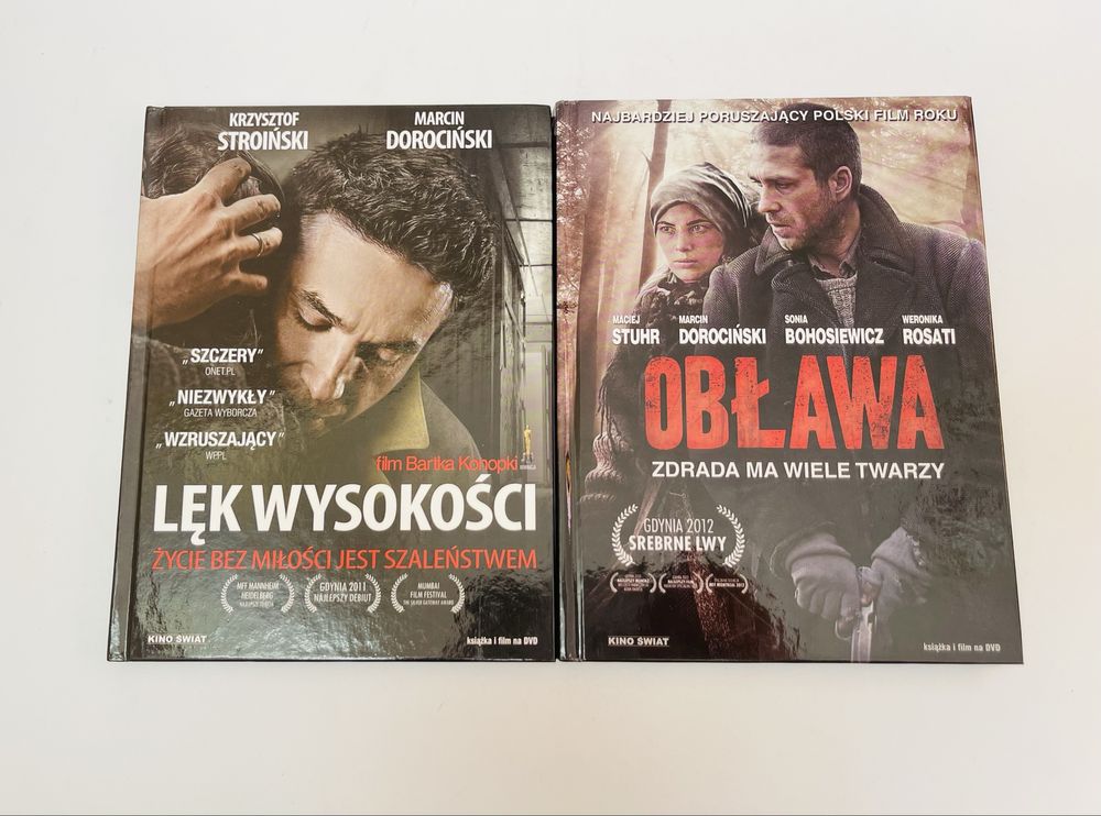 7x dvd Uprowadzona Życie Pi Obława Lęk wysokości W ciemności W imię Op