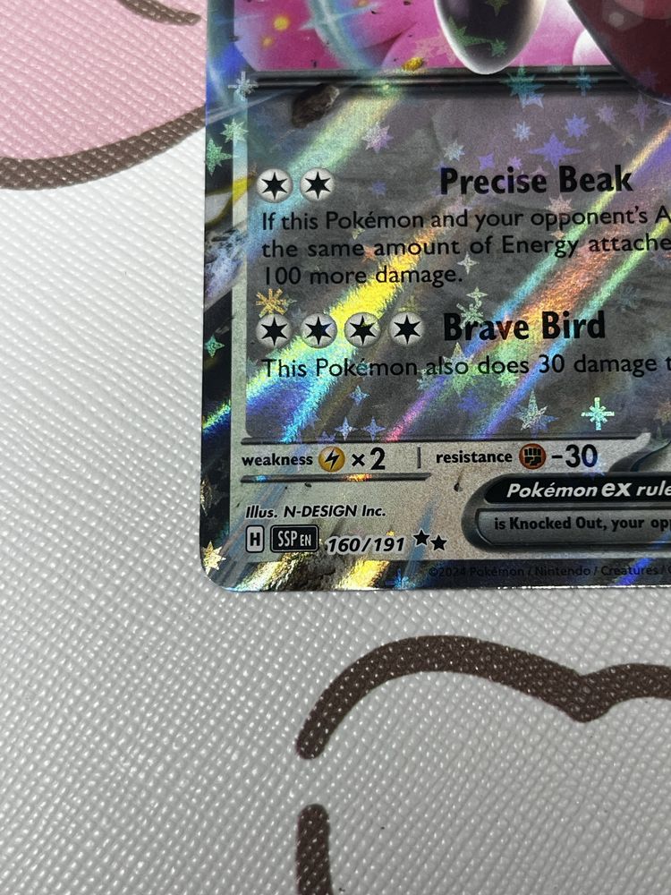 Karta pokemon nowa Flamingo ex