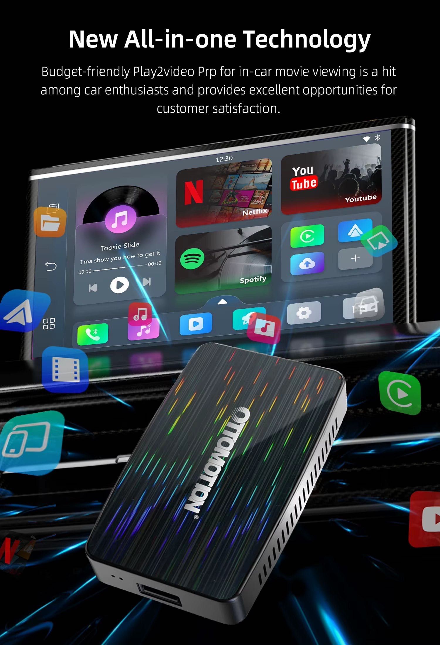 авто приставка Ottocast OTTOMOTION Play2Video Pro