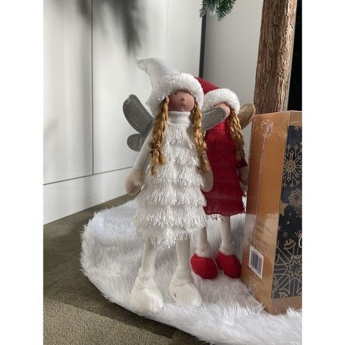 Wróżka- Figurka Świąteczna Biała Ruhhy 22342