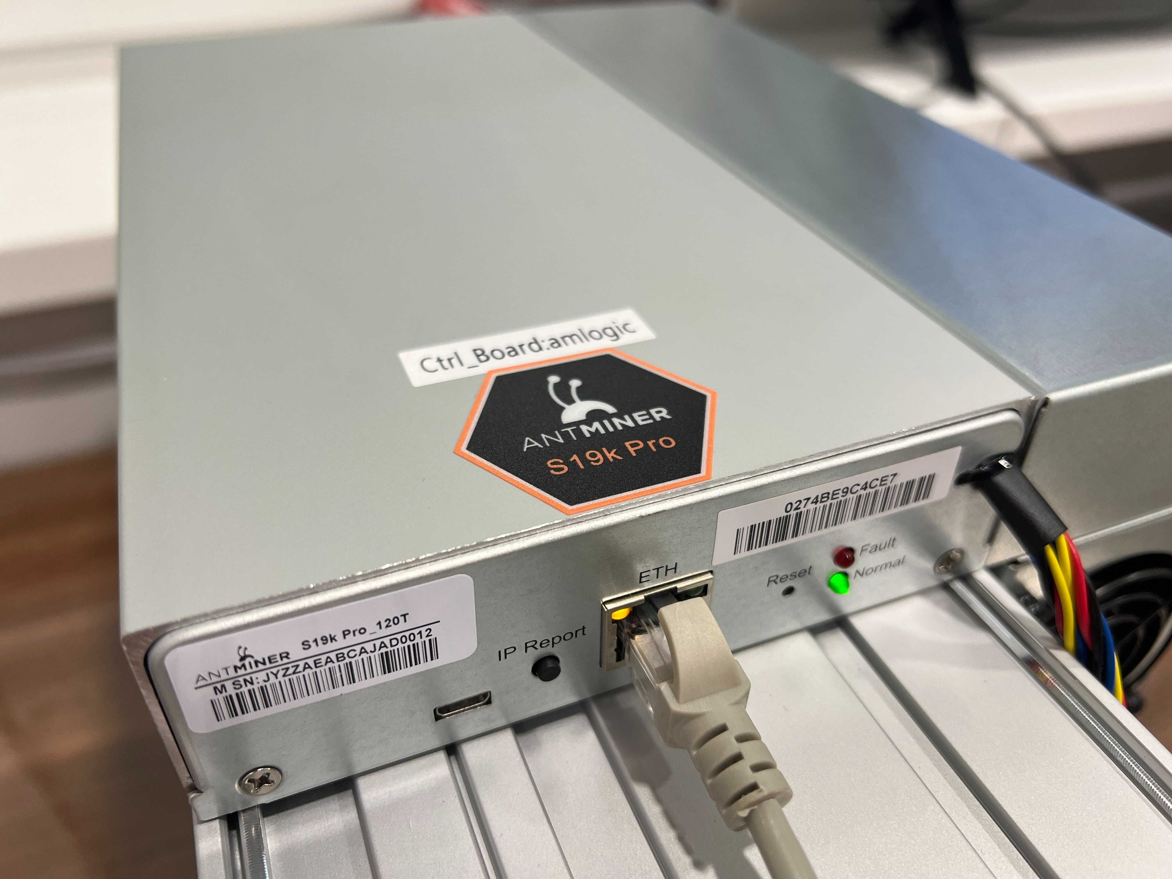 Новий! Asic Antminer S19k Pro 120 Th miner - Bitmain Асік Майнер