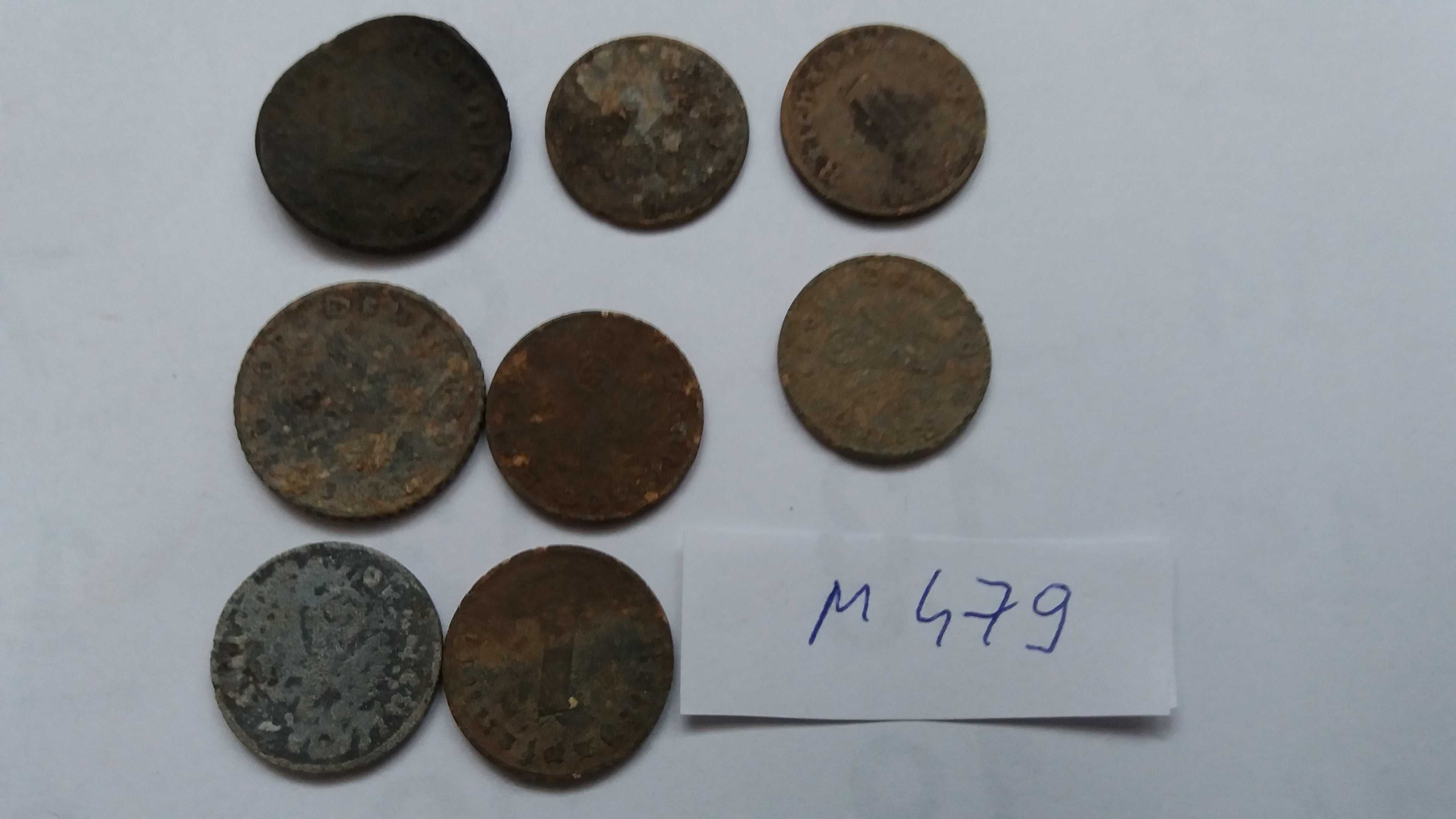 C7+ M479, stara moneta pfennig fenig Niemcy różne