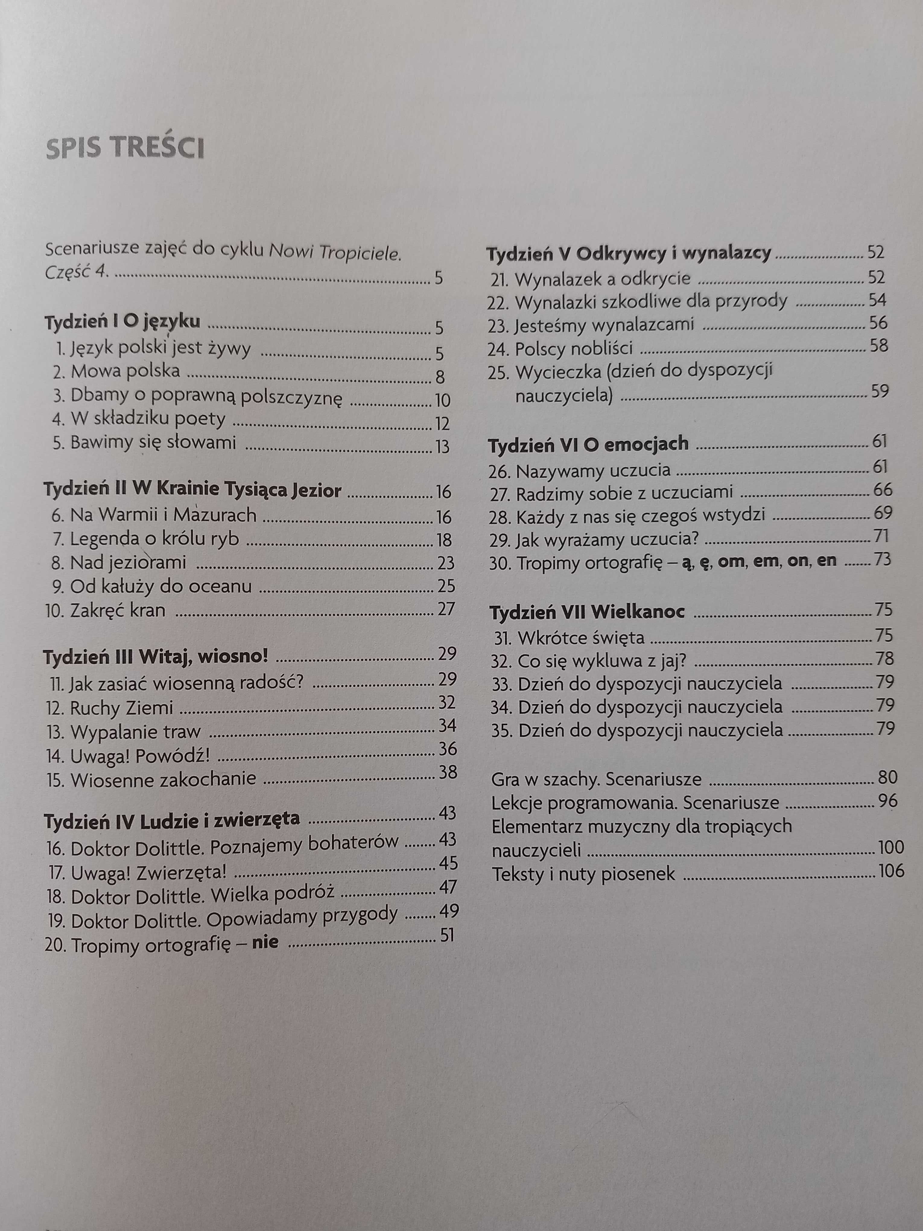 Nowi Tropiciele Poradnik nauczyciela klasa 3 część 1,2,3,4
