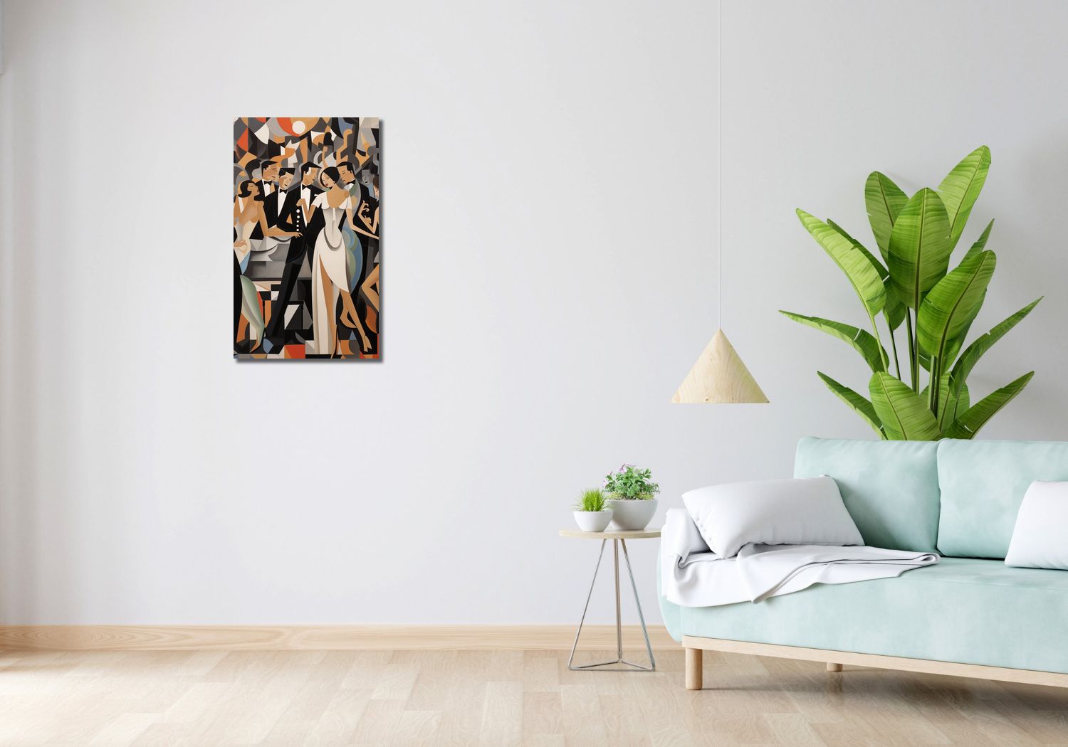 Obraz 40x70cm Bal w Art Deco