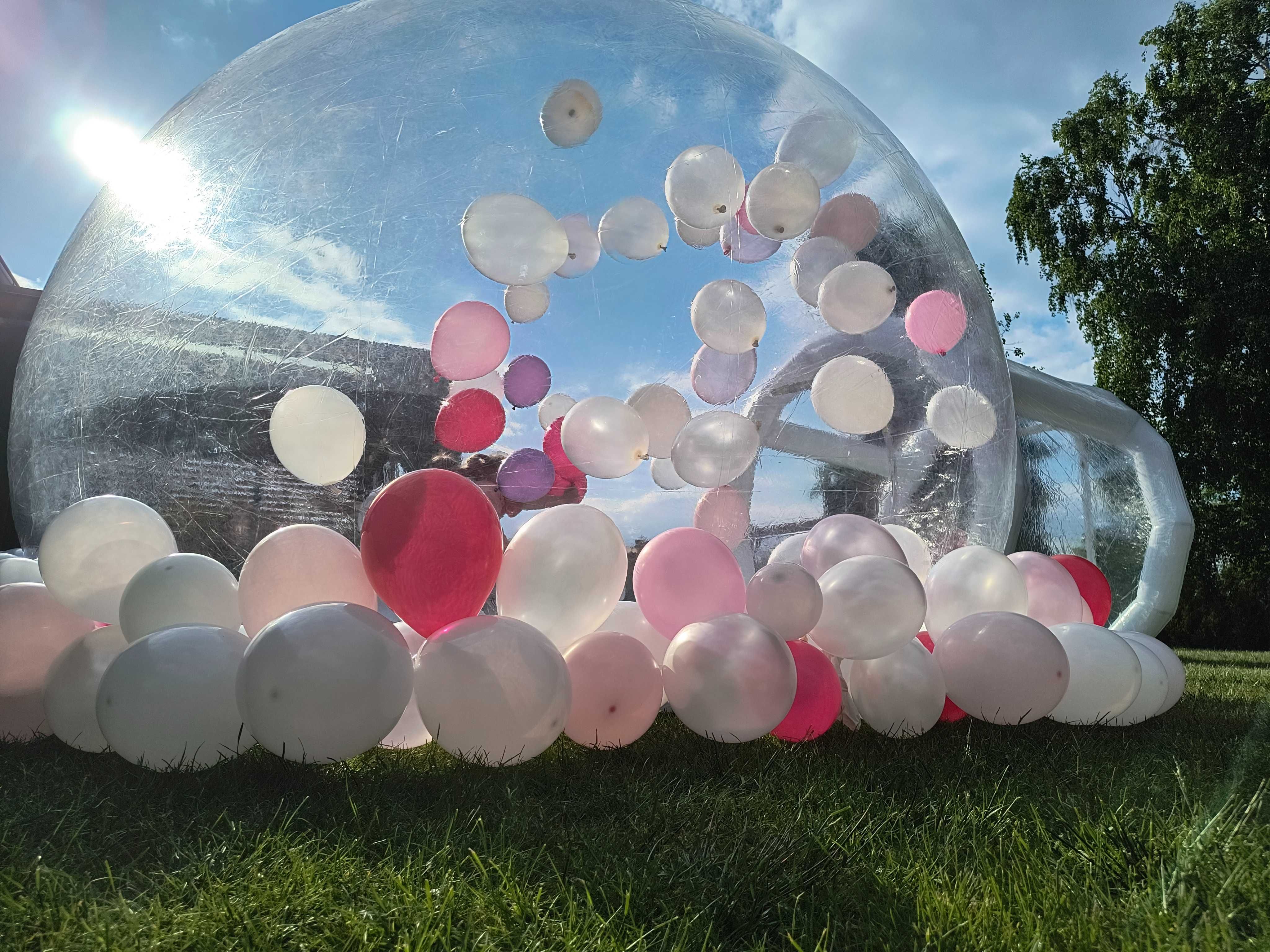 Dmuchaniec Dmuchany Domek Iglo Bańka Bubble House Tent Wirujące Balony