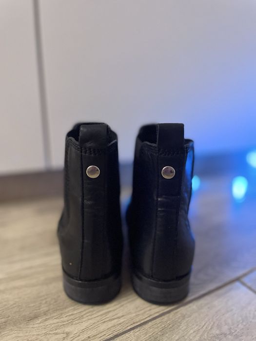 кожані сапоги KIOMI