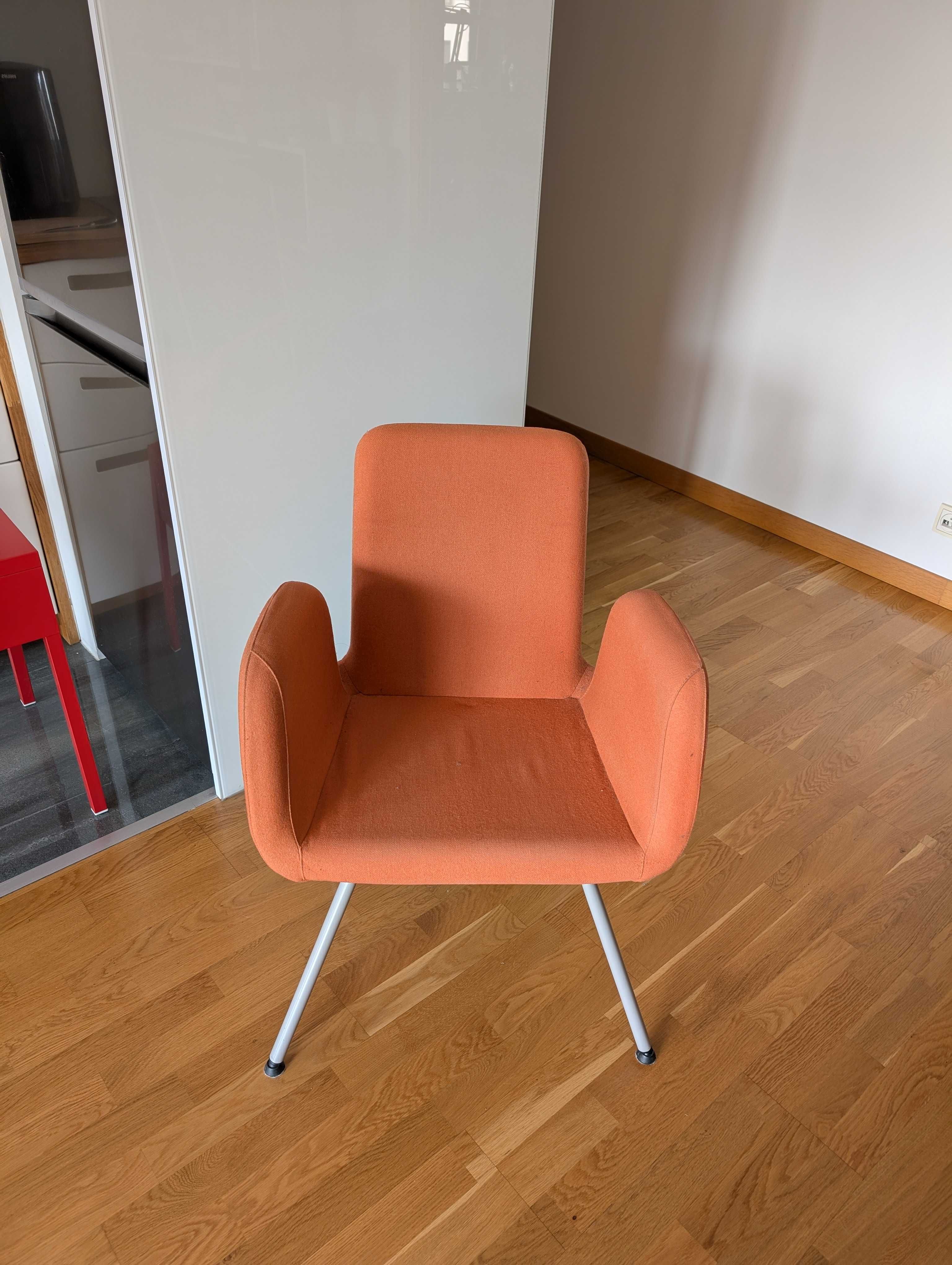 Pomarańczowe krzesło biurowe/konferencyjne/do jadalni IKEA