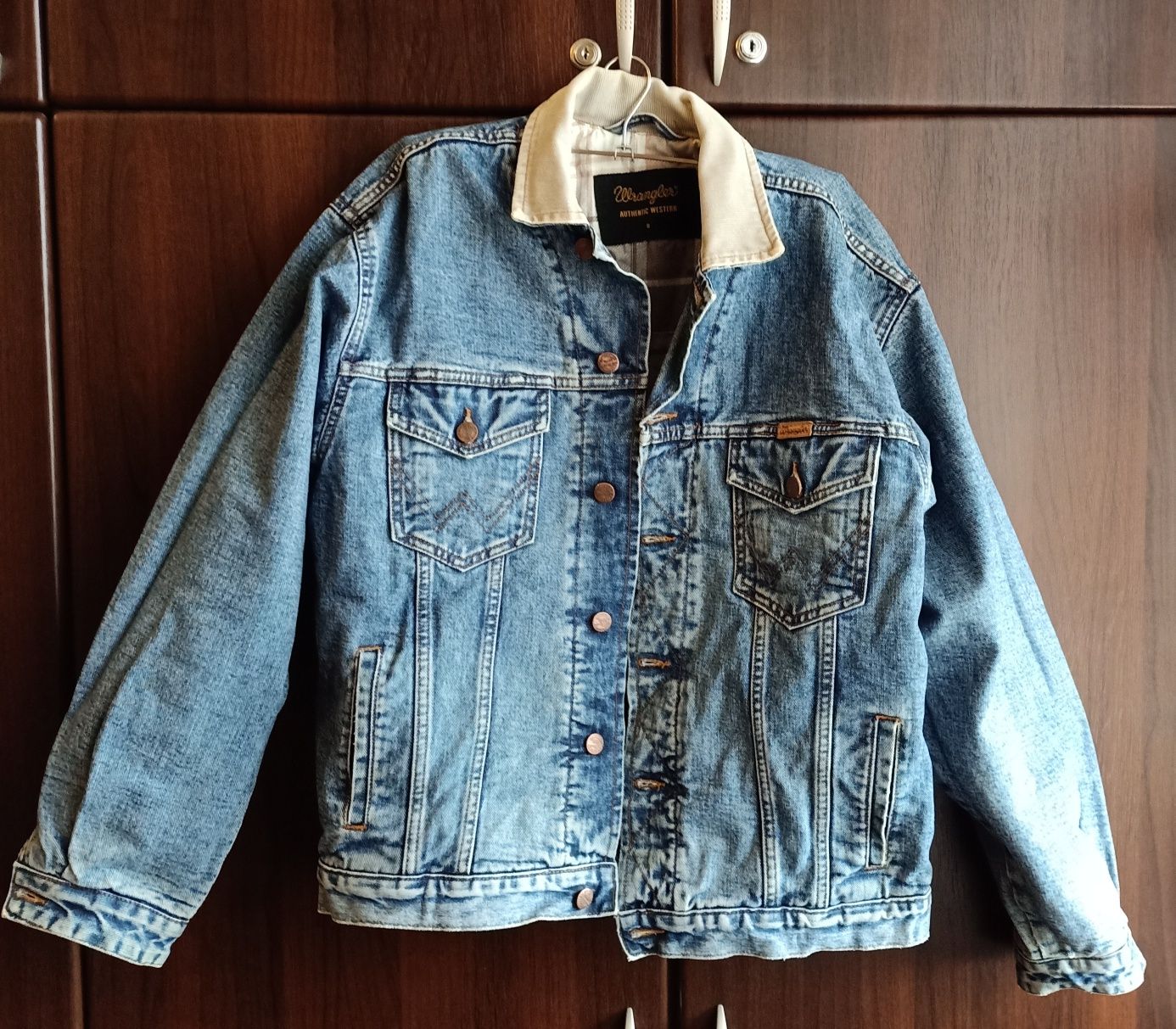 Винтажная джинсовая куртка WRANGLER 42R Утепленная Lee Levi's lois