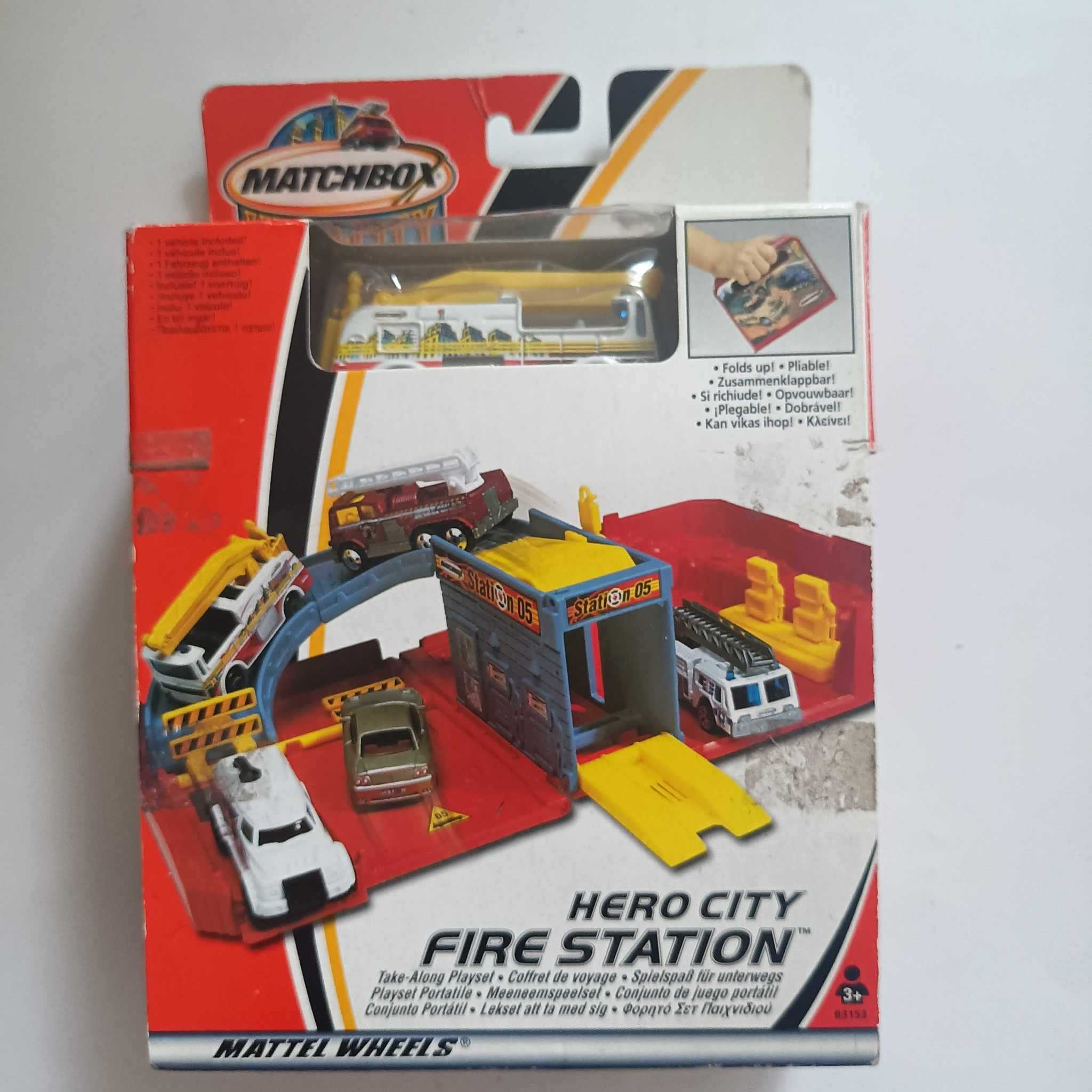 Remiza strażacka matchbox Fire Station Hero City