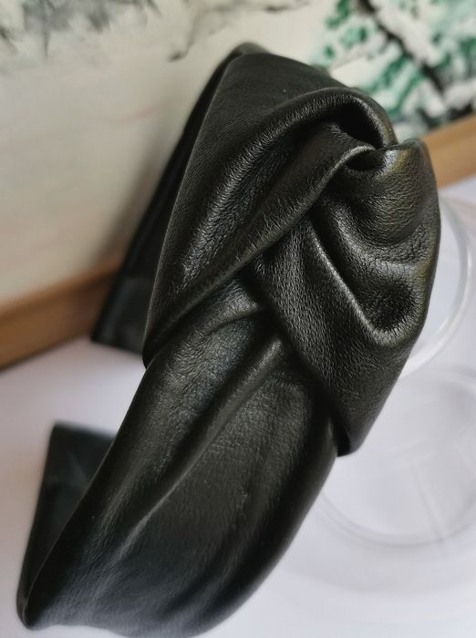 Кожаный обруч для волос кожаный ободок для волос