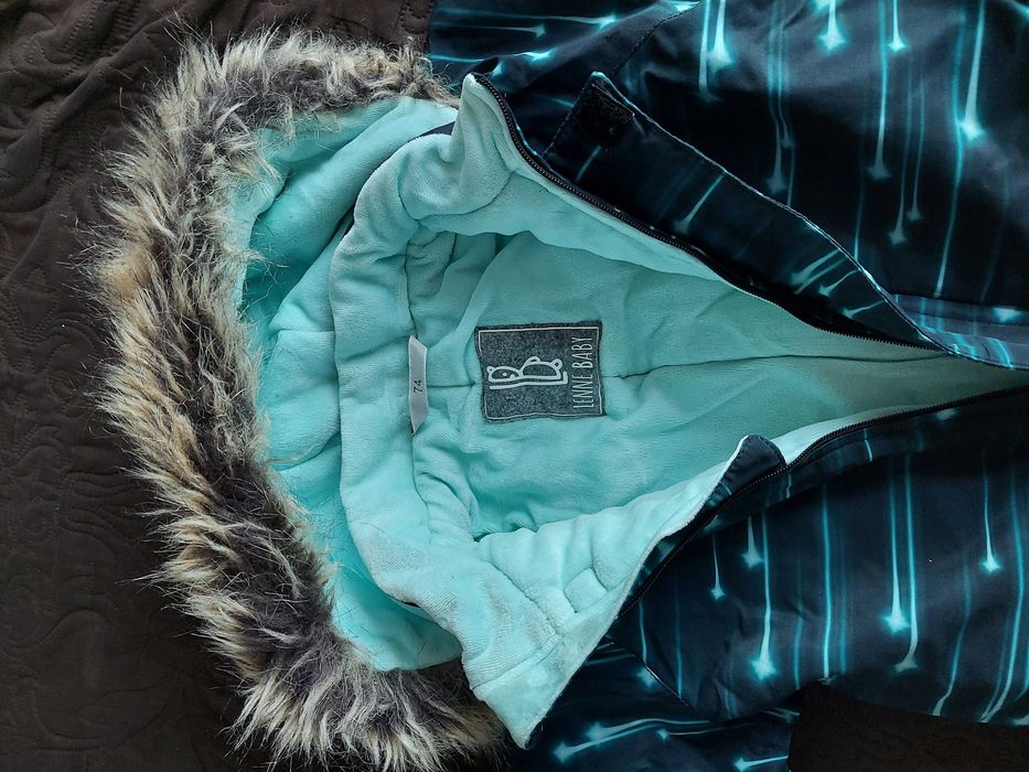 Комбінезон термо зимовий для новонароджених Lenne Zoo зріст 74см. Б/у