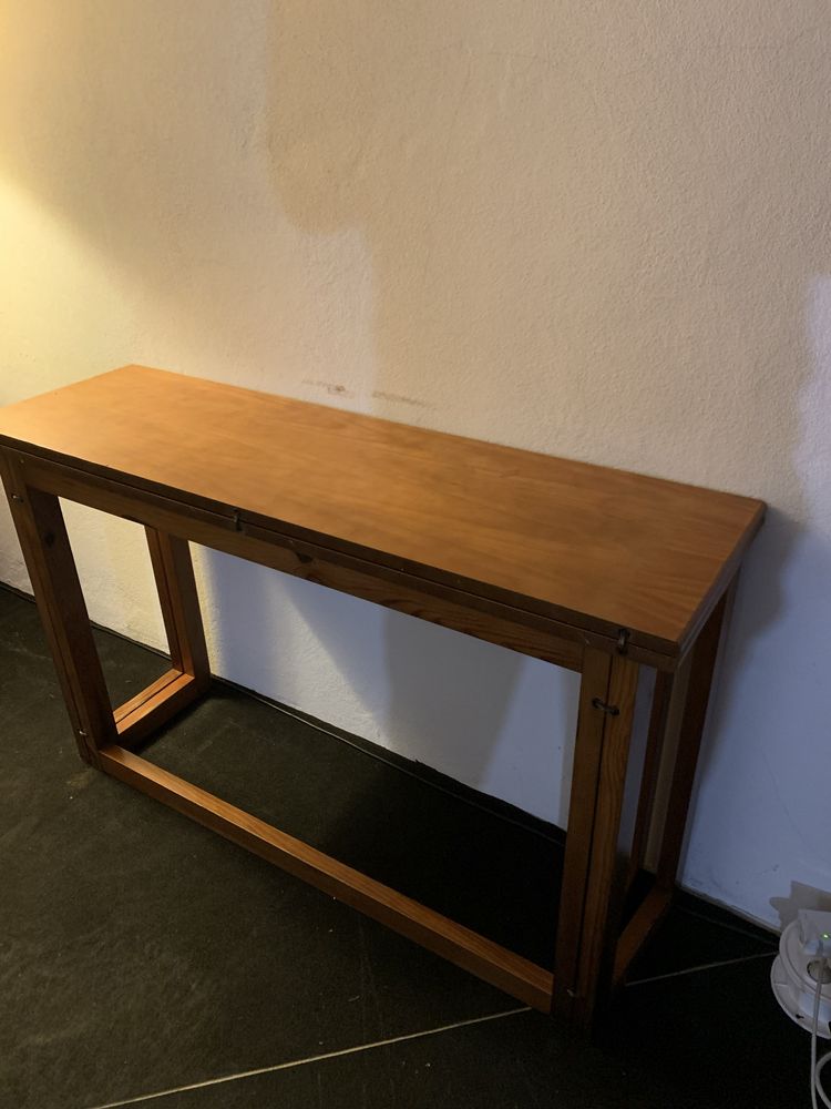 Mesa secretaria em madeira