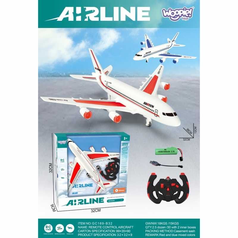 WOOPIE Zdalnie Sterowany Samolot Pasażerski Airline