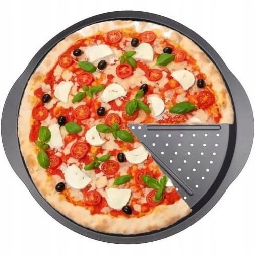 Nieprzywierająca forma, blacha na pizzę z otworami 33 cm 2 szt