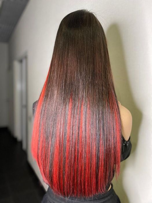 Нарощення волосся на мікрокосички