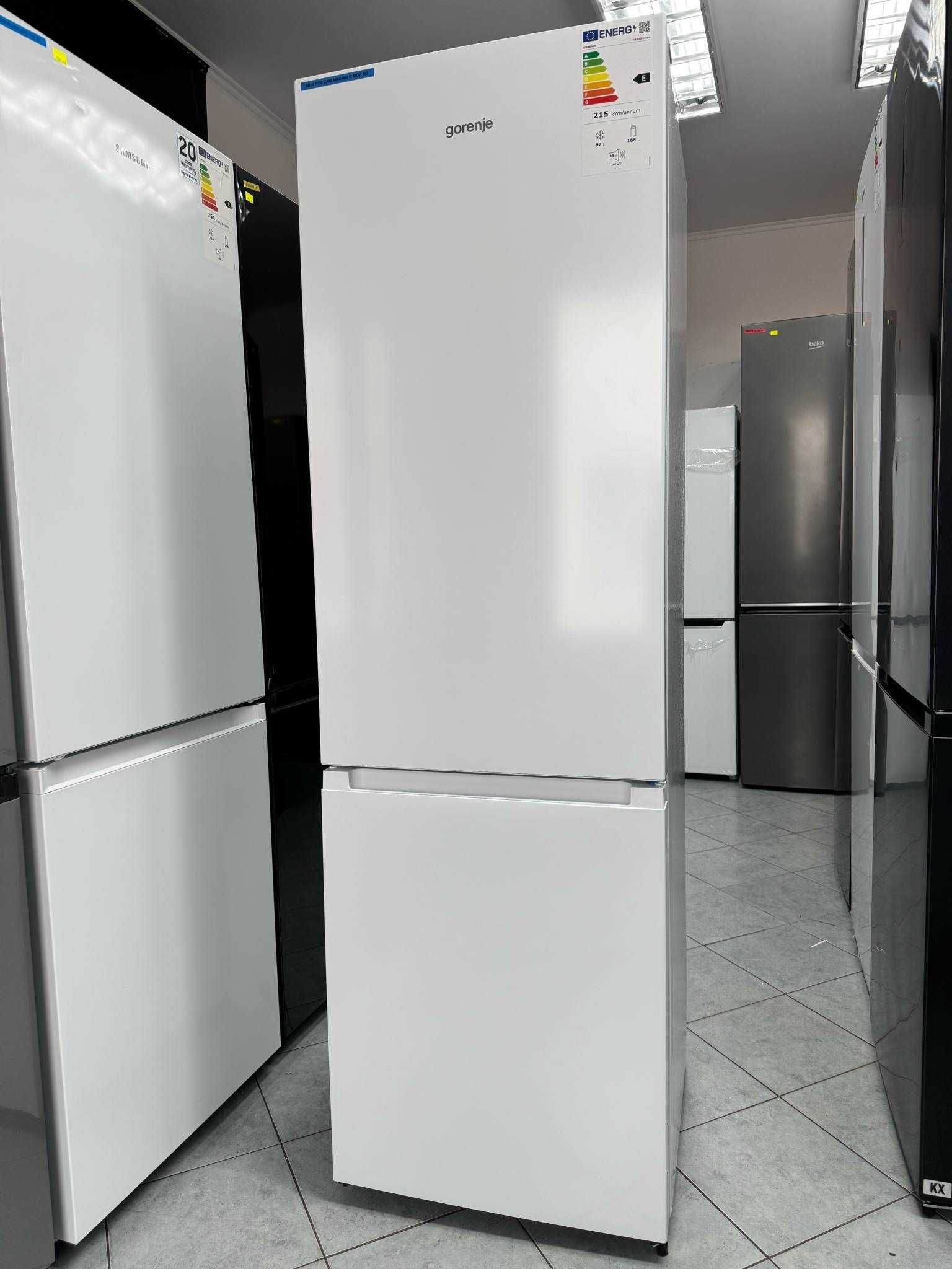 OUTLET NOWA Lodówka Gorenje NRK418EEW4  NoFrost 180 cm biała G3 &