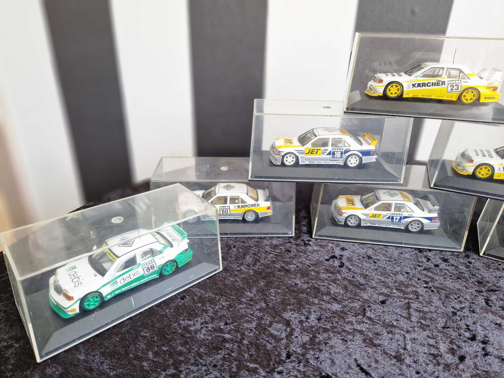 8 x Mercedes Benc  190 DTM Evo 2  MINICHAMPS 1:43
