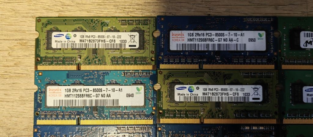 Оперативна пам'ять DDR 3/1Gb/2Gb