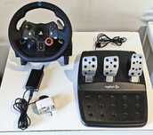 Volante + Pedais Logitech G29 (Semi-novo)