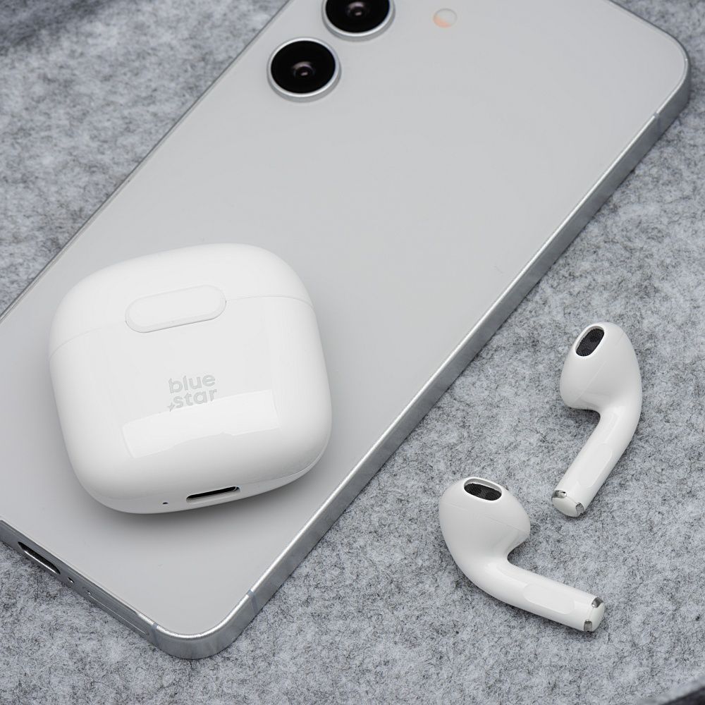 BLUE STAR słuchawki bezprzewodowe bluetooth TWS FI7 białe