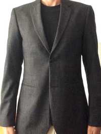 Blazer de fato em la HM Slim fit 46 preto mesclado qualidade premium