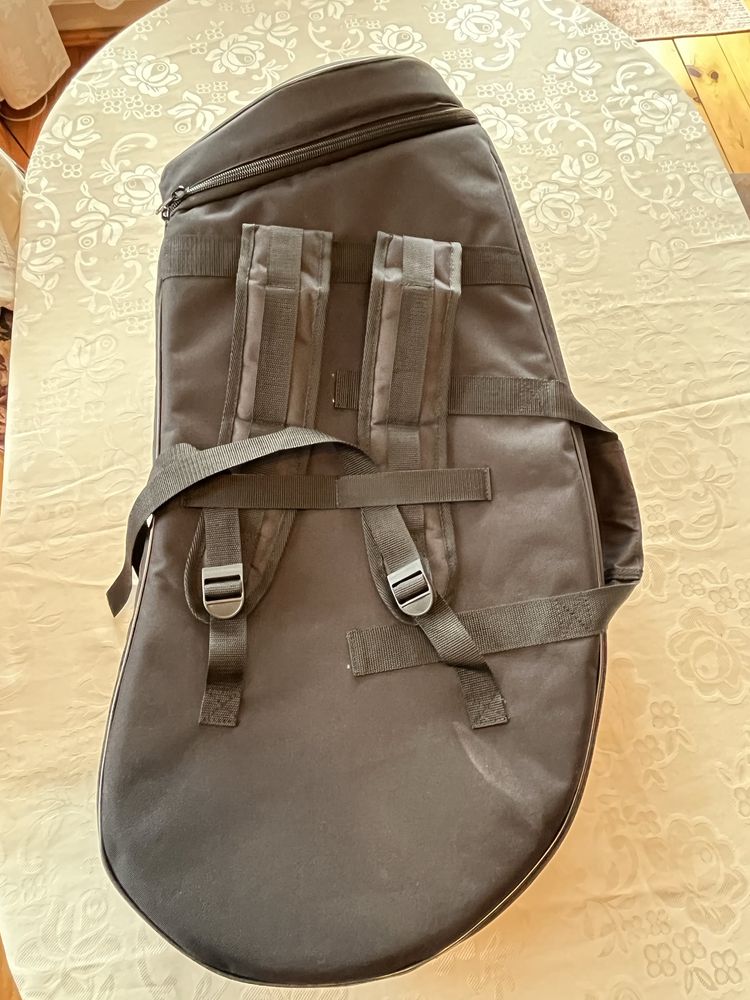 Sakshorn tenorowy tenor na duży wlot puzonowy, stan idealny, futerał