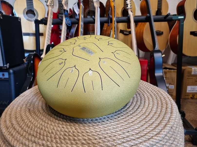 Lotus tongue drum Hluru THL11-12-Golden 12" 11gł. Tank Drum steeldrum